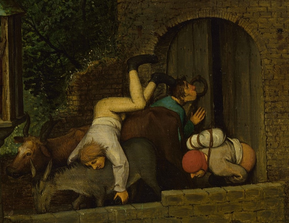 Brueghel’s “Flemish Proverbs” with explanation: the topsy turvy world