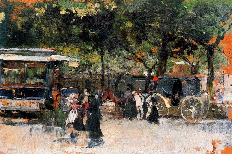 Joaquin Sorolla. Neighborhood Of Paris