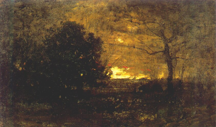 Alexander Helwig Wyant. Evening landscape