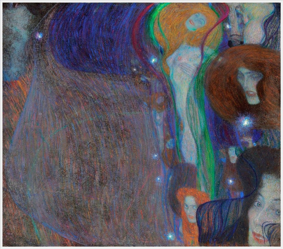 Gustav Klimt. Ghostly lights