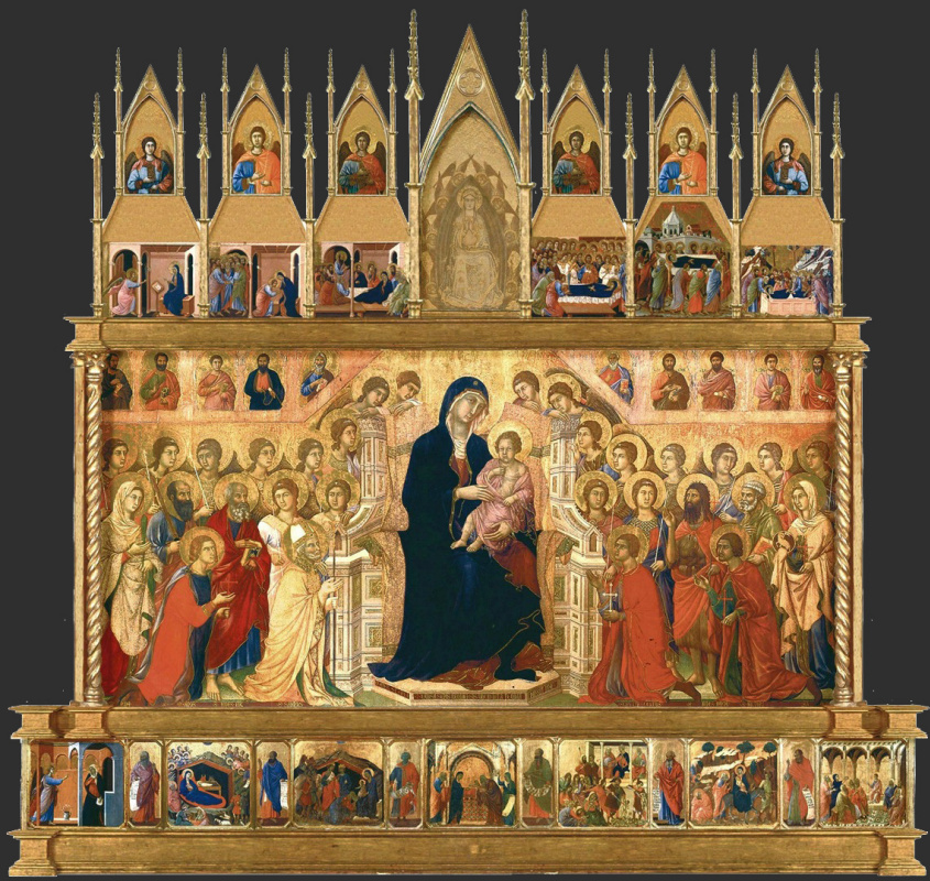 Duccio di Buoninsegna. Maesta (modern reconstruction)