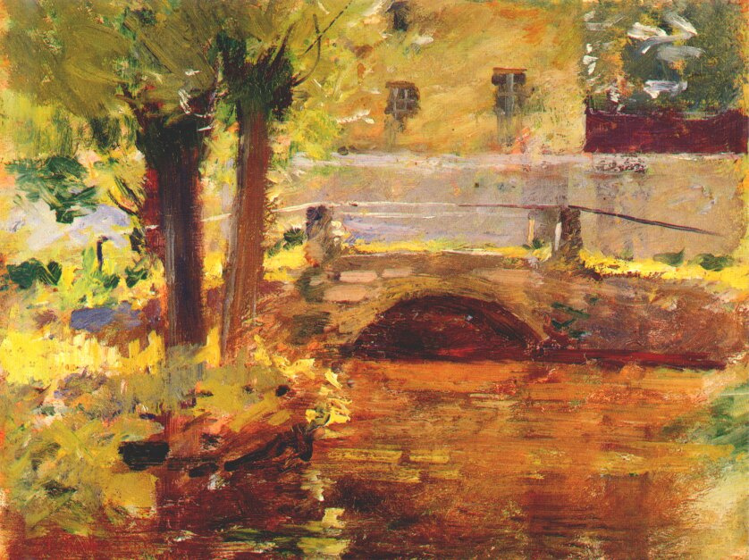 Theodore Robinson. Bridge at Giverny