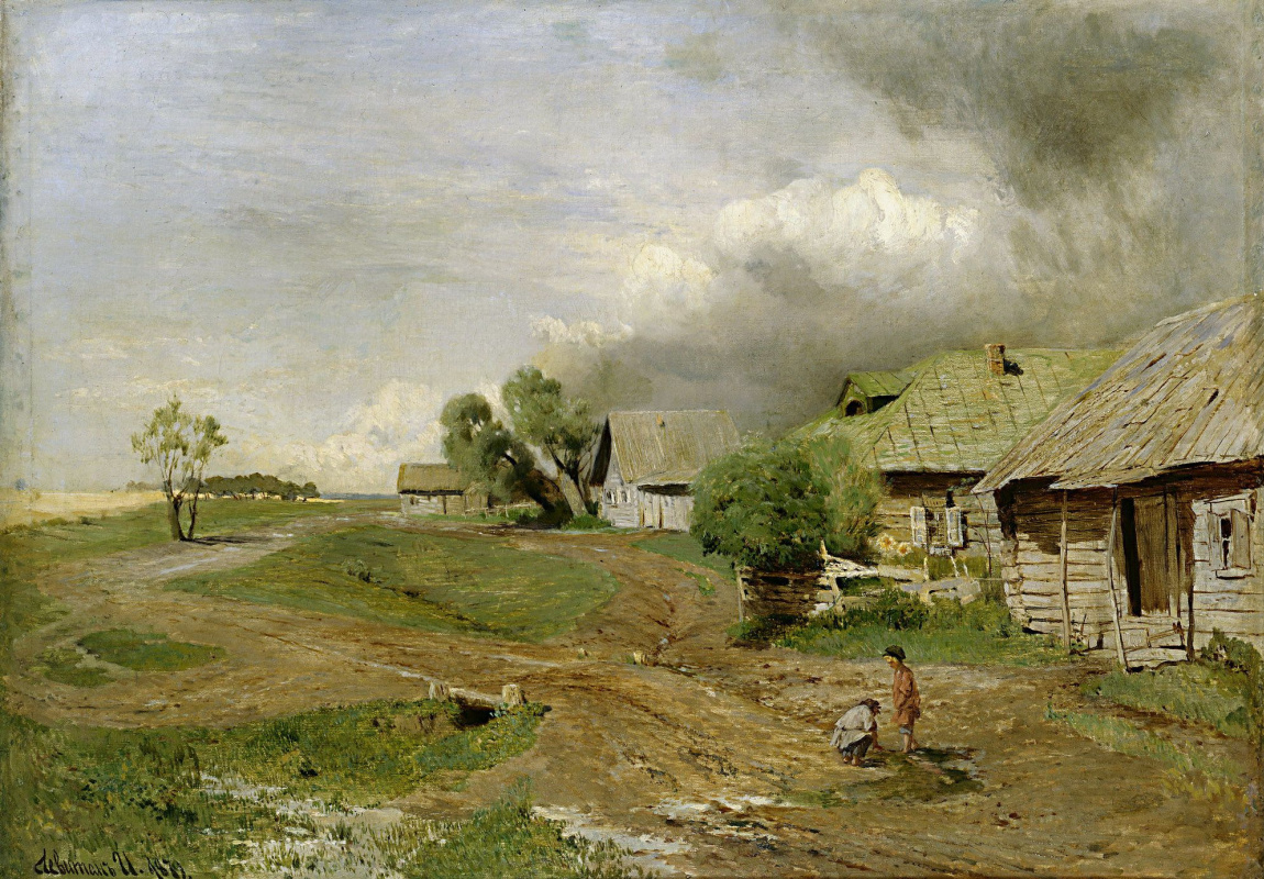 Isaac Levitan. Before the storm