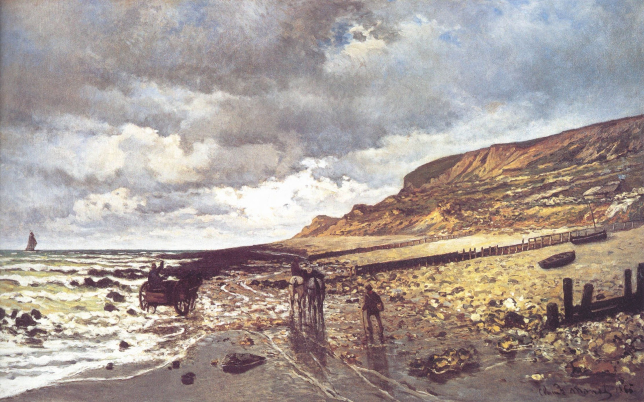 Claude Monet. Cape Heve at low tide