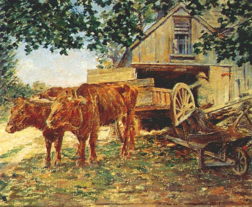 Theodore Robinson. Cattle