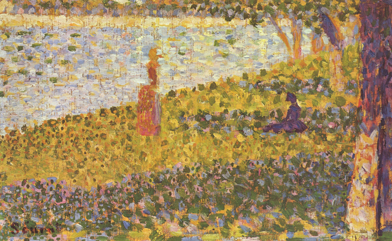 Georges Seurat. Women on the shore