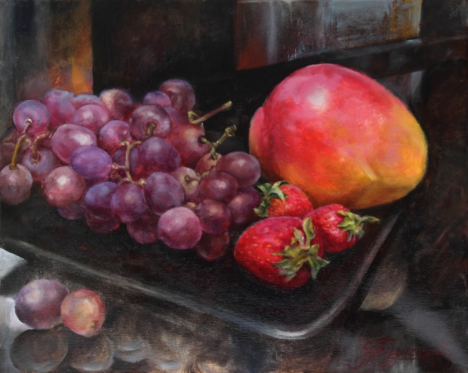 Alina Kuznetsova. Fruit plate