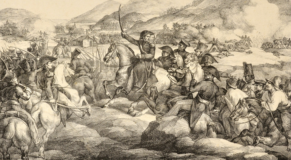 Théodore Géricault. Battle of Chacabuco, Chile