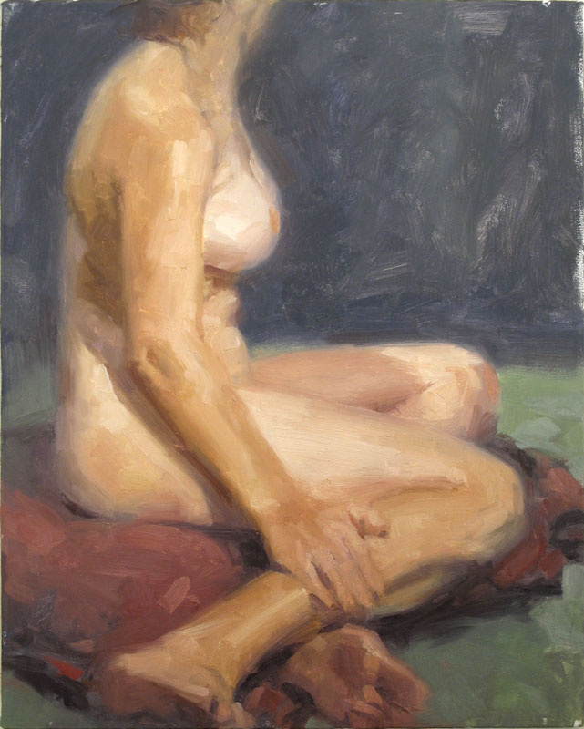 Aaron Coberly. Woman without clothes