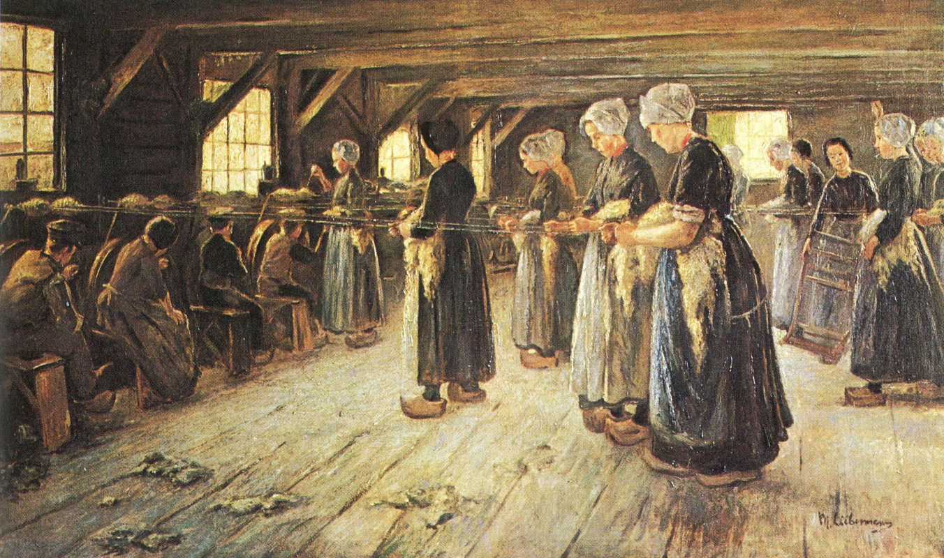 Linen manufactory in Lorena (flax Spinners)