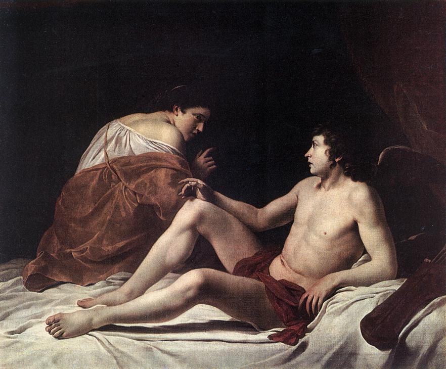 Orazio Gentileschi. Cupid and Psyche