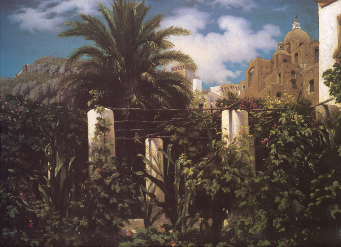 Frederic Leighton. Garden, Capri