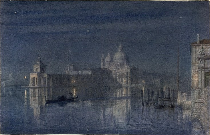 Edward John Poynter. Moonlight in Venice