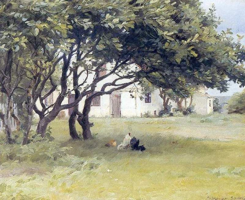 Peder Severin Krøyer. House painter