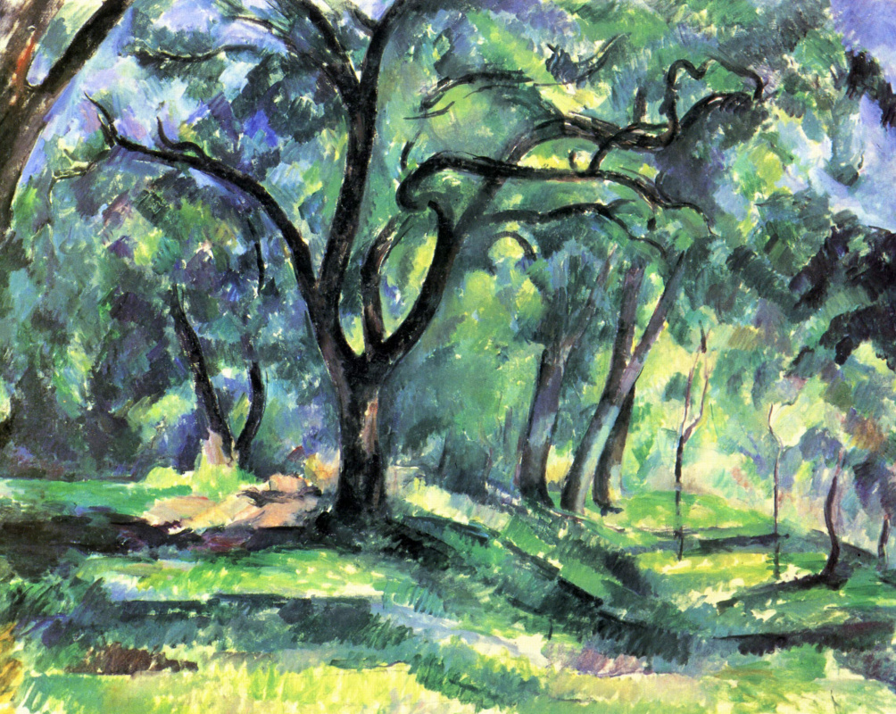 Paul Cezanne. Forest plot