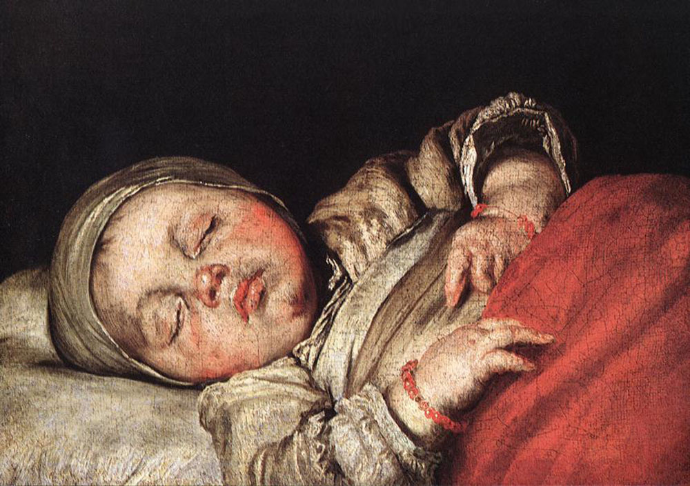 Bernardo Strozzi. Il sonno del bambino