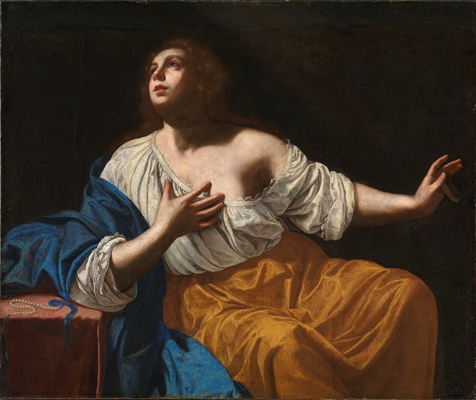 Artemisia Gentileschi. Mary Magdalene