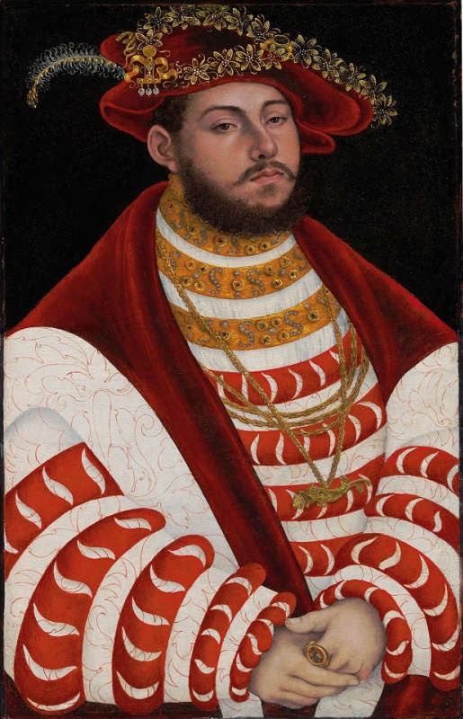 Lucas Cranach the Elder. Portrait of John Frederick I, Elector of Saxony