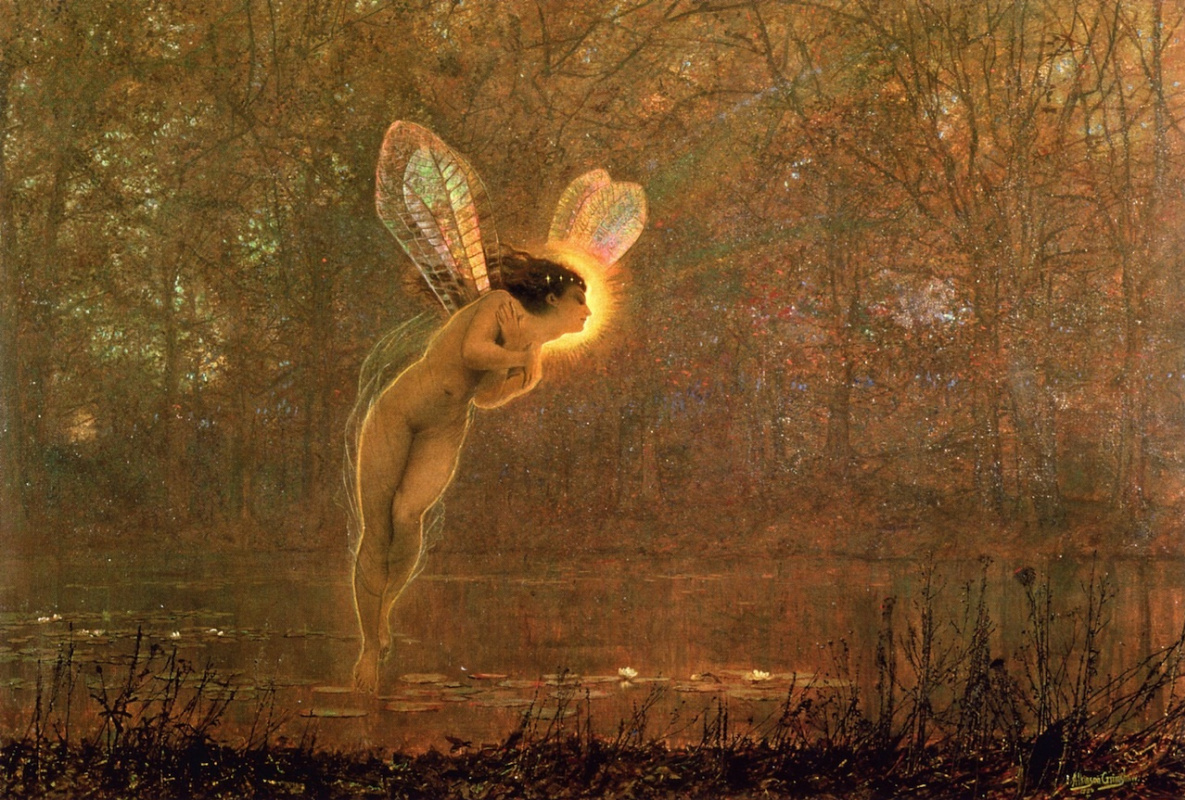 John Atkinson Grimshaw. Iris