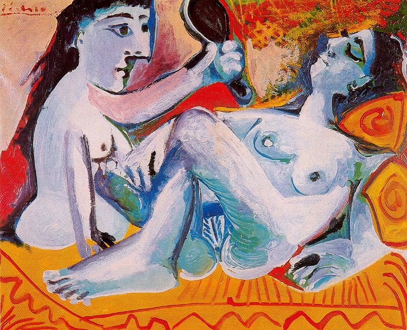 Pablo Picasso. Two friends