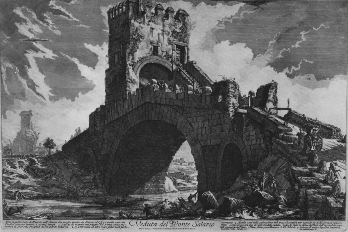 Giovanni Battista Piranesi. View Of The Ponte Salario