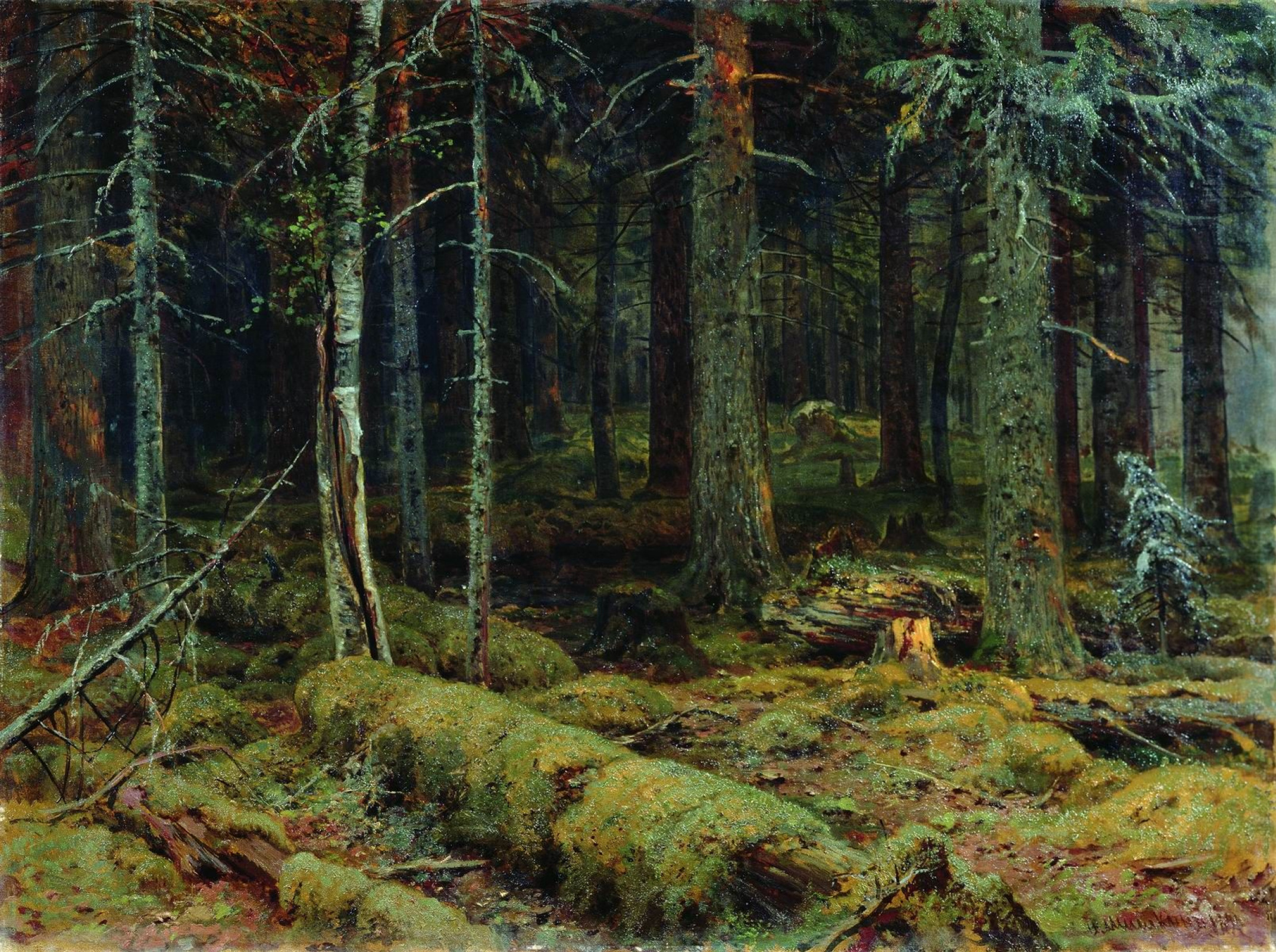 Buy digital version: Dark forest by Ivan Shishkin, Kharkiv | Arthive