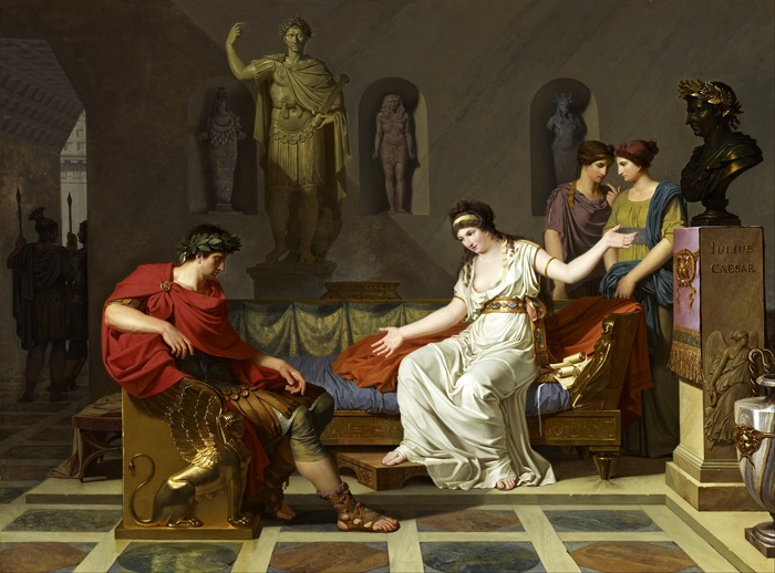 Louis Goffier. Cleopatra and Octavian