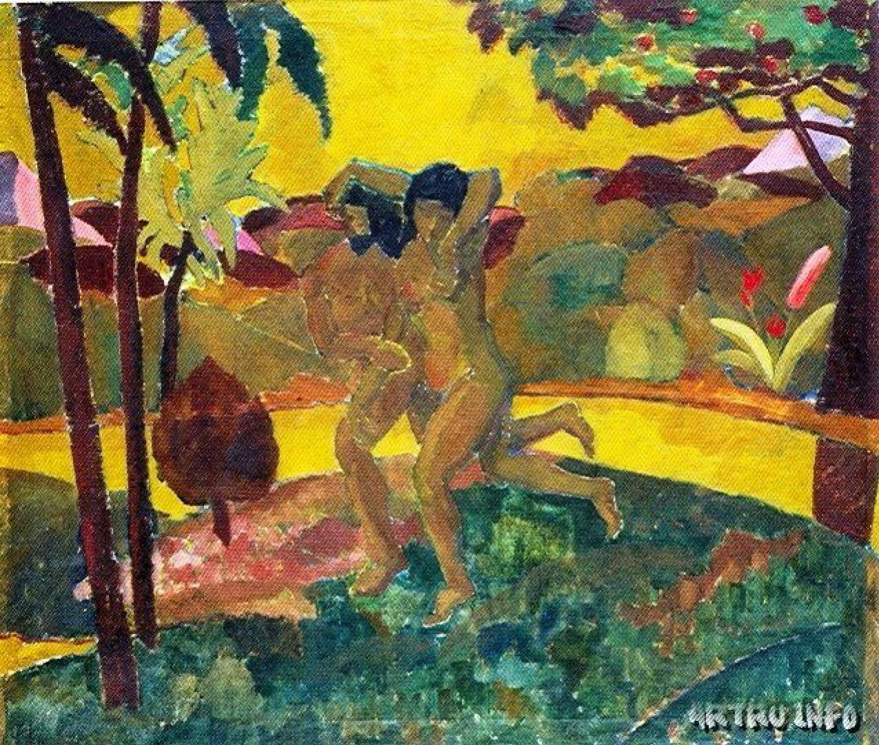 Adam and eve, XX by Isaak Efimovich Malik: History, Analysis & Facts |  Arthive