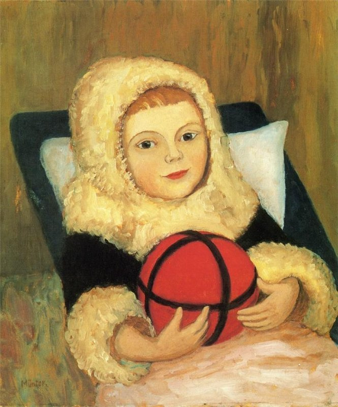 Gabriele Münter. The child with the ball