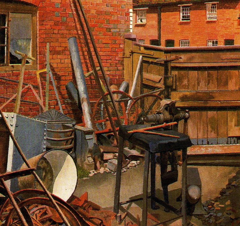Stanley Spencer. Construction site