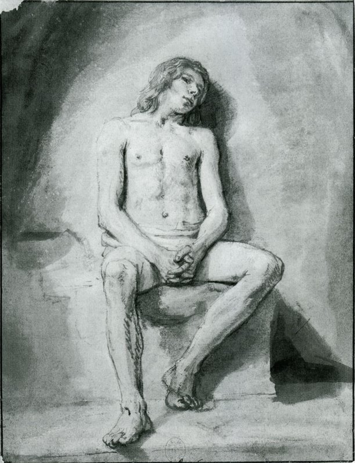 Sitting naked young man, 1646, 18×23 cm by Samuel van Hogstraaten: History,  Analysis & Facts | Arthive