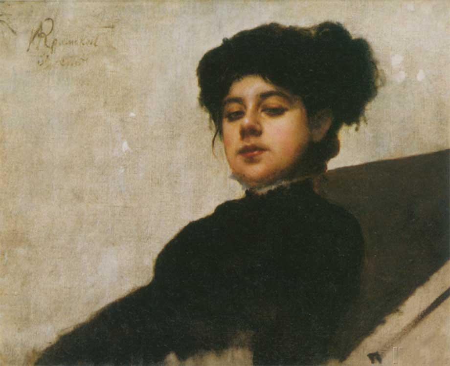 Ivan Nikolayevich Kramskoy. Unbekannt Etüde