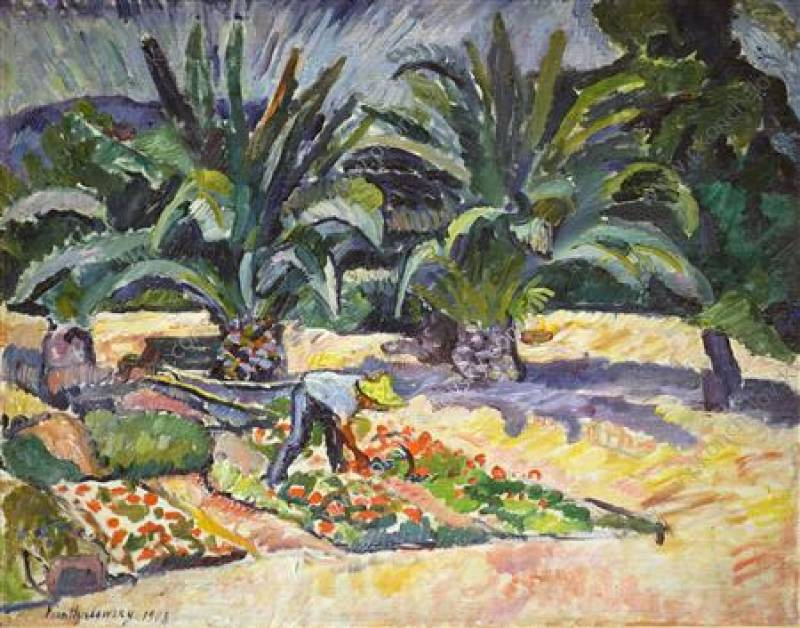 Petr Petrovich Konchalovsky. San Maxim. Palm trees