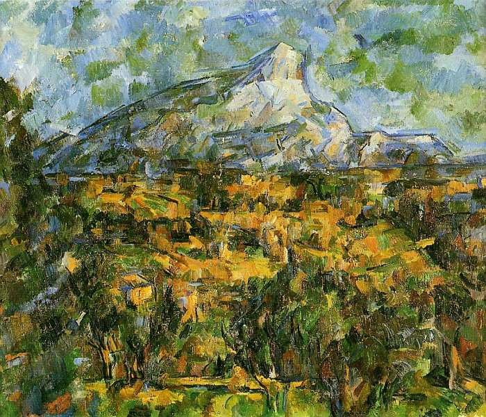 Paul Cezanne. Landscape in Aix. Mont Sainte-Victoire