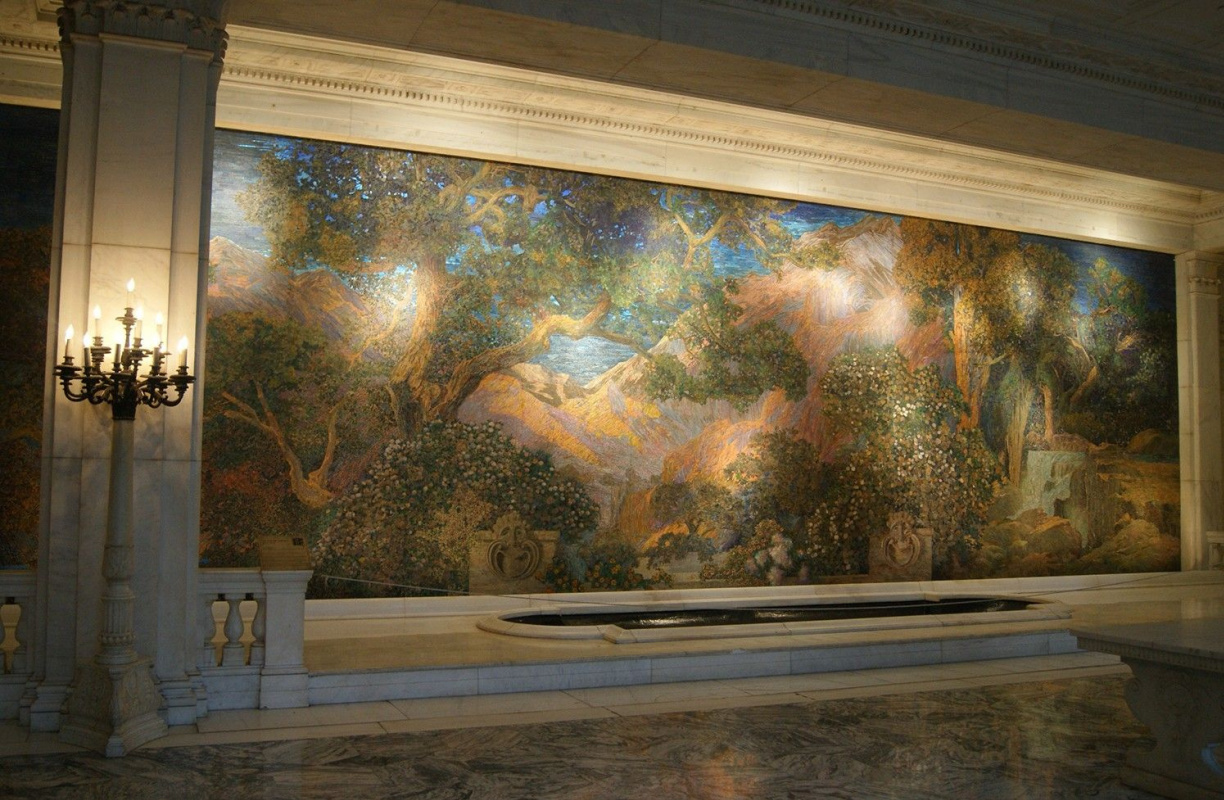 Louis Comfort Tiffany. Garden of dreams