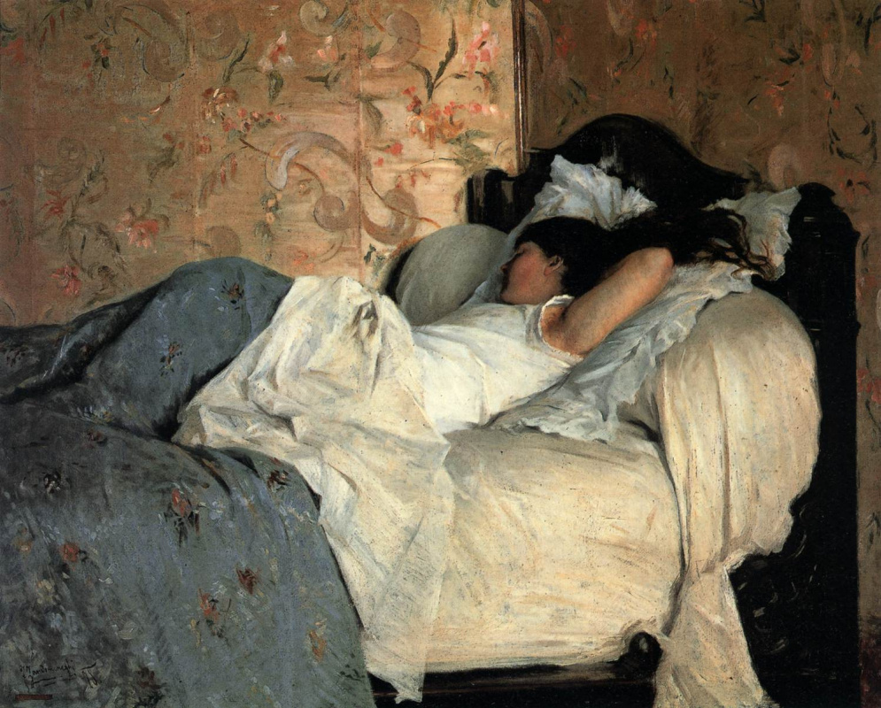 Federico Zandomeneghi. In bed