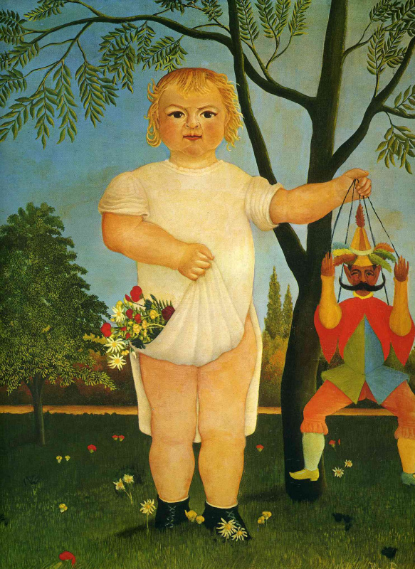 Henri Rousseau. Child with doll