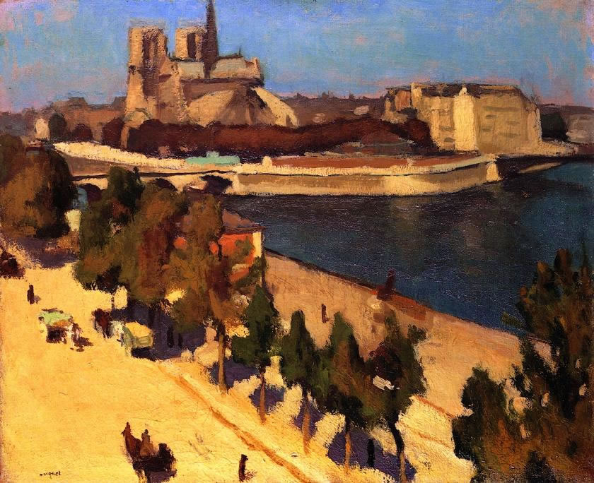 Albert Marquet. The apse of Notre Dame de Paris