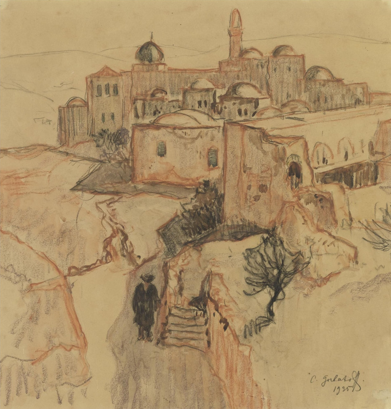 Konstantin Ivanovich Gorbatov. Tiberias. 1935