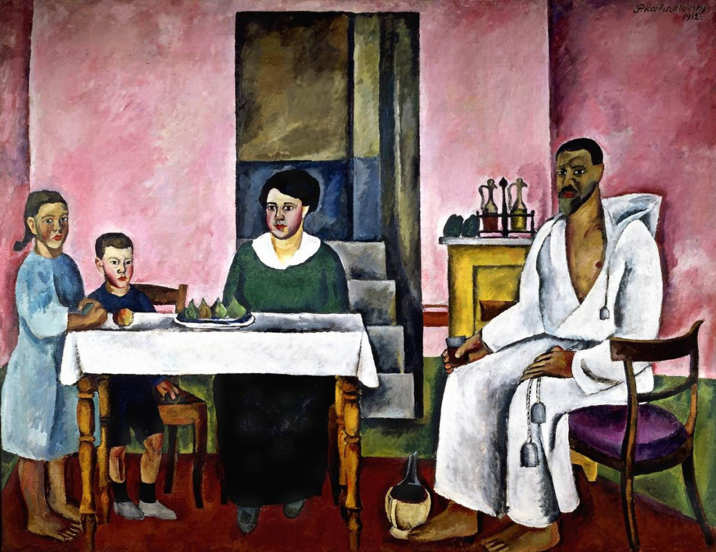 Petr Petrovich Konchalovsky. Family portrait (Siena)