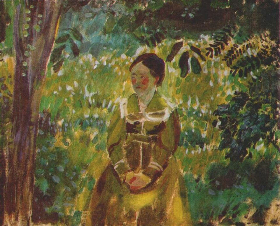 Victor Elpidiforovich Borisov-Musatov. Woman in the garden