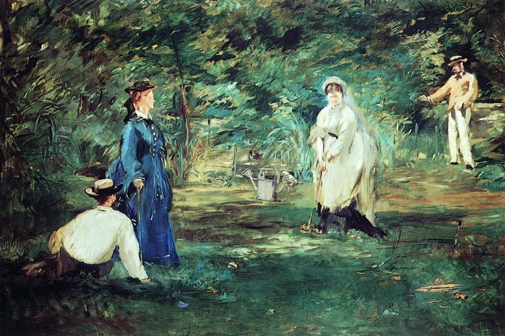 Edouard Manet. The game of croquet