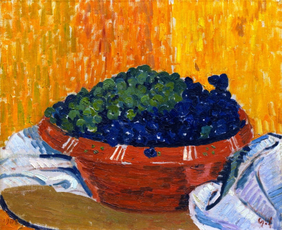 Giovanni Giacometti. Bowl with grapes