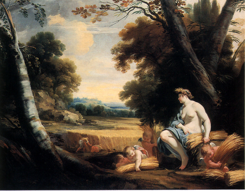 Simon Vouet. Ceres and the harvest