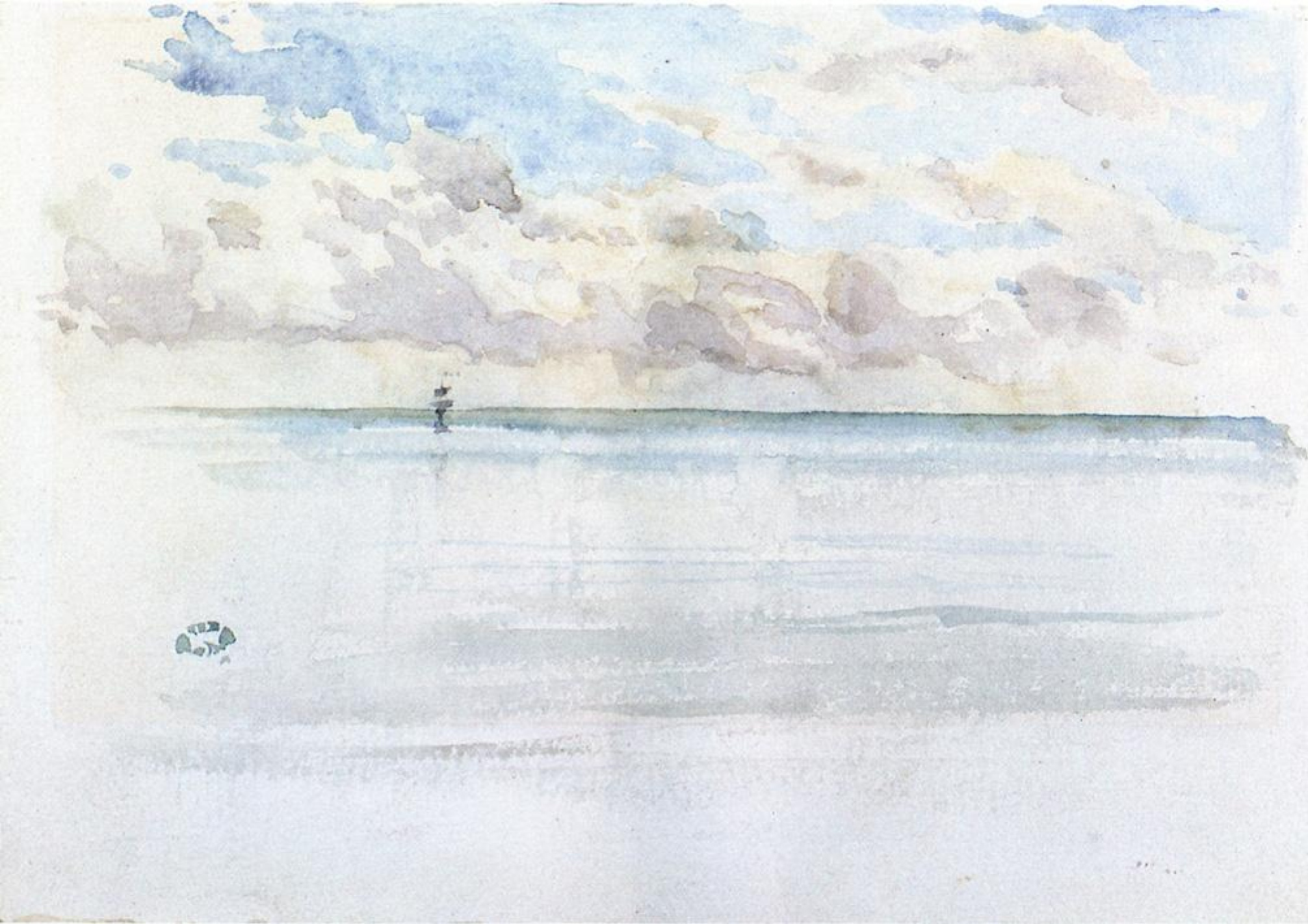 ◆絵画◆「白崎海岸」河井達海氏作　真作/油彩画/風景画/静物画/油絵/海景画/額 James Abbot McNeill Whistler 海景，迪耶普, 1880, 25×18 厘米：作品