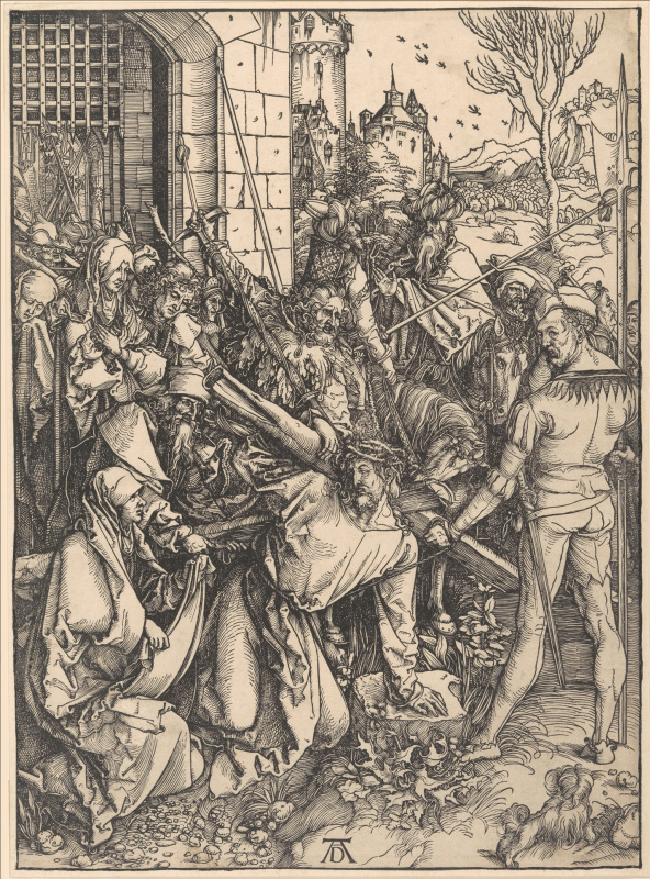 Albrecht Dürer. Christ carrying the cross