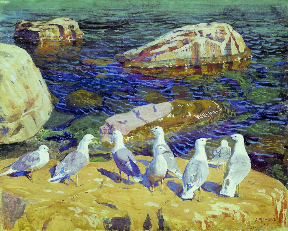 Arkady Alexandrovich Rylov. Seagulls