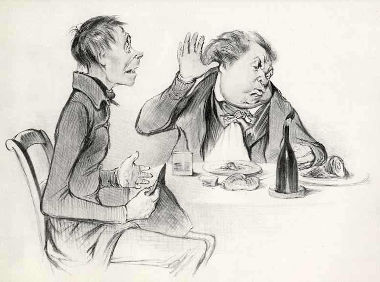 Honore Daumier. I've never seen deaths from hunger!