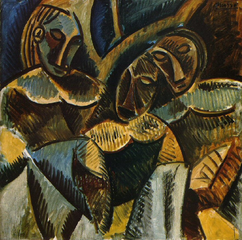 Pablo Picasso. Three figures under a tree