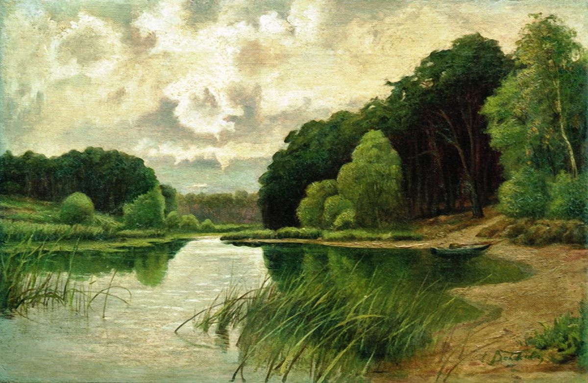 Efim Efimovich Volkov. Forest river